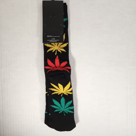NWT Men's HUF Plantlife Crew Socks - Picture 3 of 9